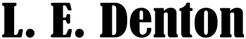 L. E. Denton header image